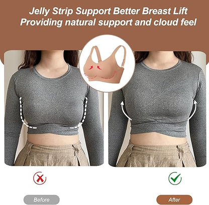 Seamless Full Coverage Push Up No Underwire Bras